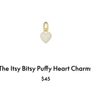 Roxanne Assoulin The Itsy Bitsy Puffy Heart Charm Cream